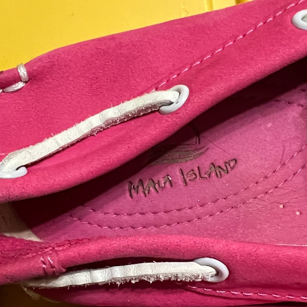 Maui Island Pink Boat Shoes - Picture 2 of 6